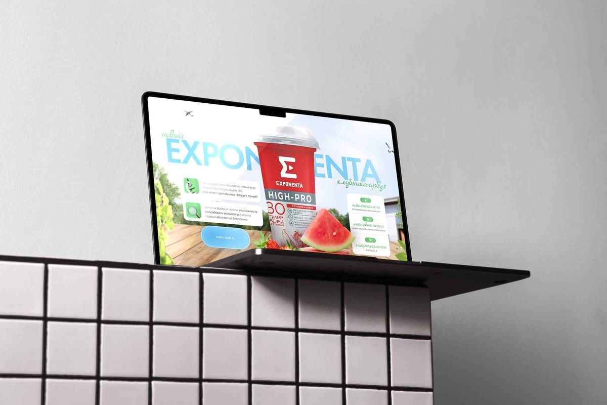 Кейс Webways для Exponenta — дизайн и разработка сайта